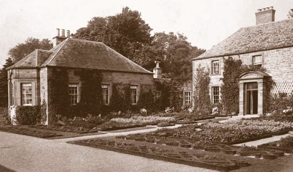 The old House and herb garden in the early 1900’s